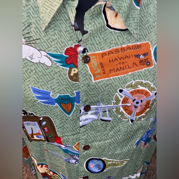 Vintage Reyn Spooner Collection Dietrich Varez  Hawaiian Button Up Shirt Medium - Picture 3 of 6